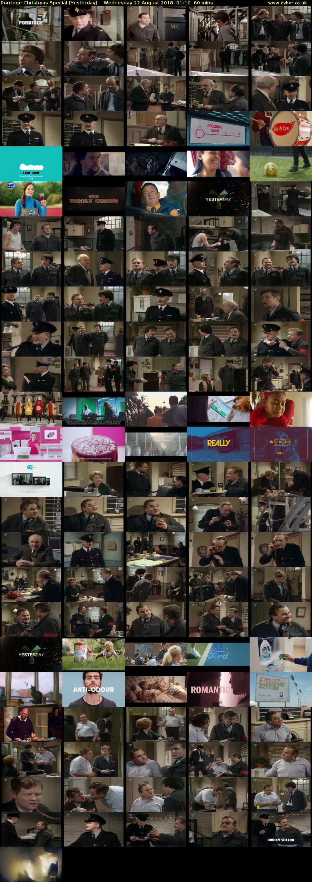 Porridge Christmas Special (Yesterday) Wednesday 22 August 2018 01:10 - 02:10