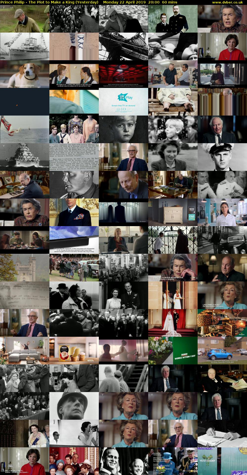Prince Philip - The Plot to Make a King (Yesterday) Monday 22 April 2019 20:00 - 21:00