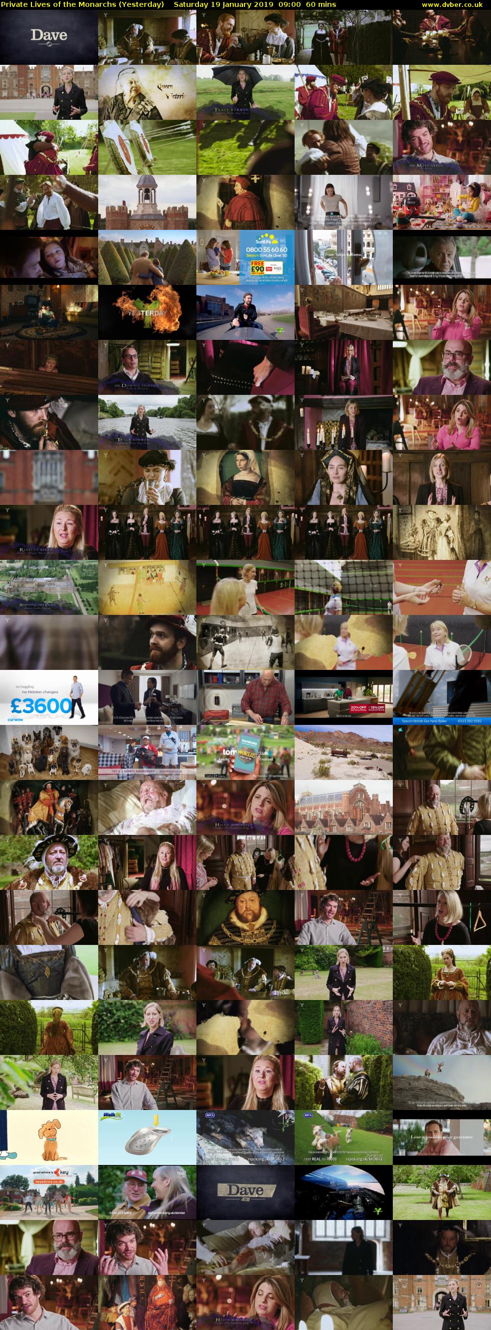 Private Lives of the Monarchs (Yesterday) Saturday 19 January 2019 09:00 - 10:00