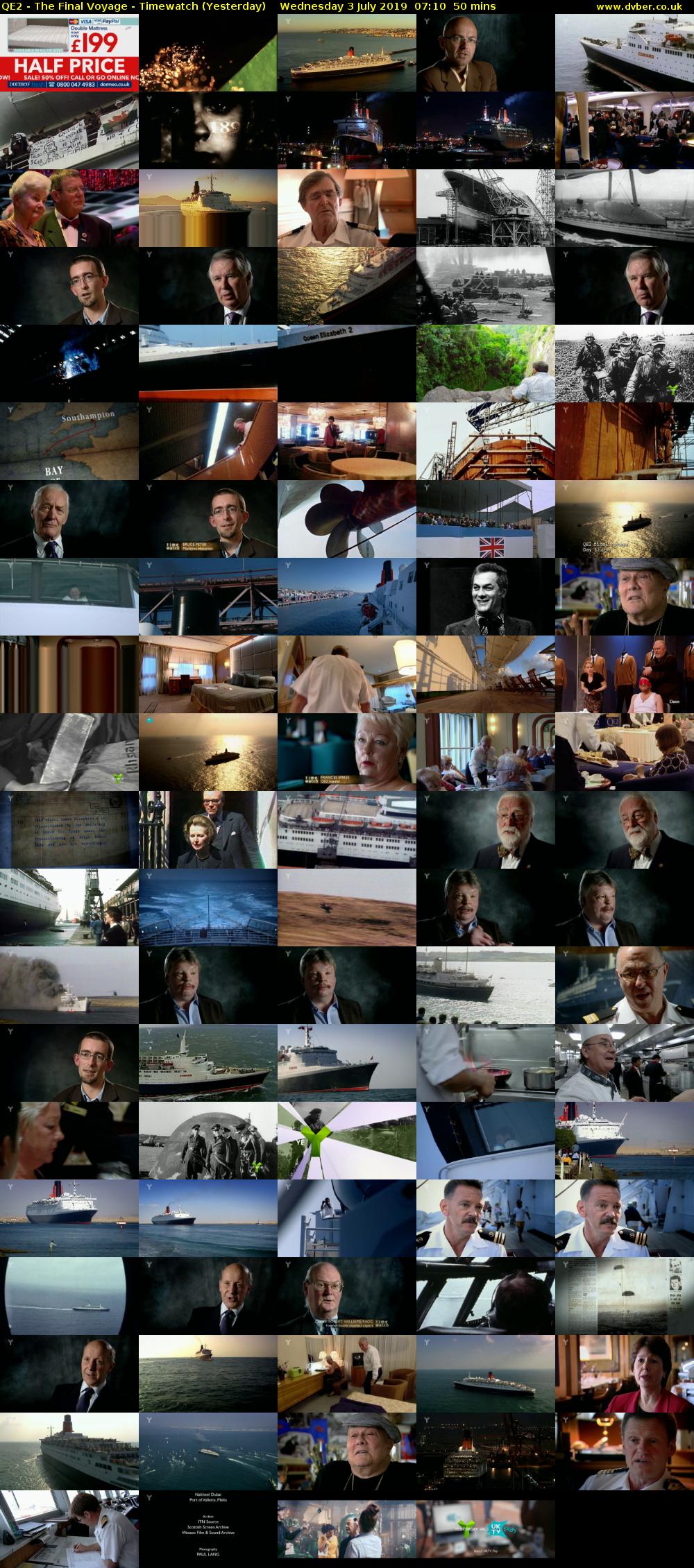QE2 - The Final Voyage - Timewatch (Yesterday) Wednesday 3 July 2019 07:10 - 08:00