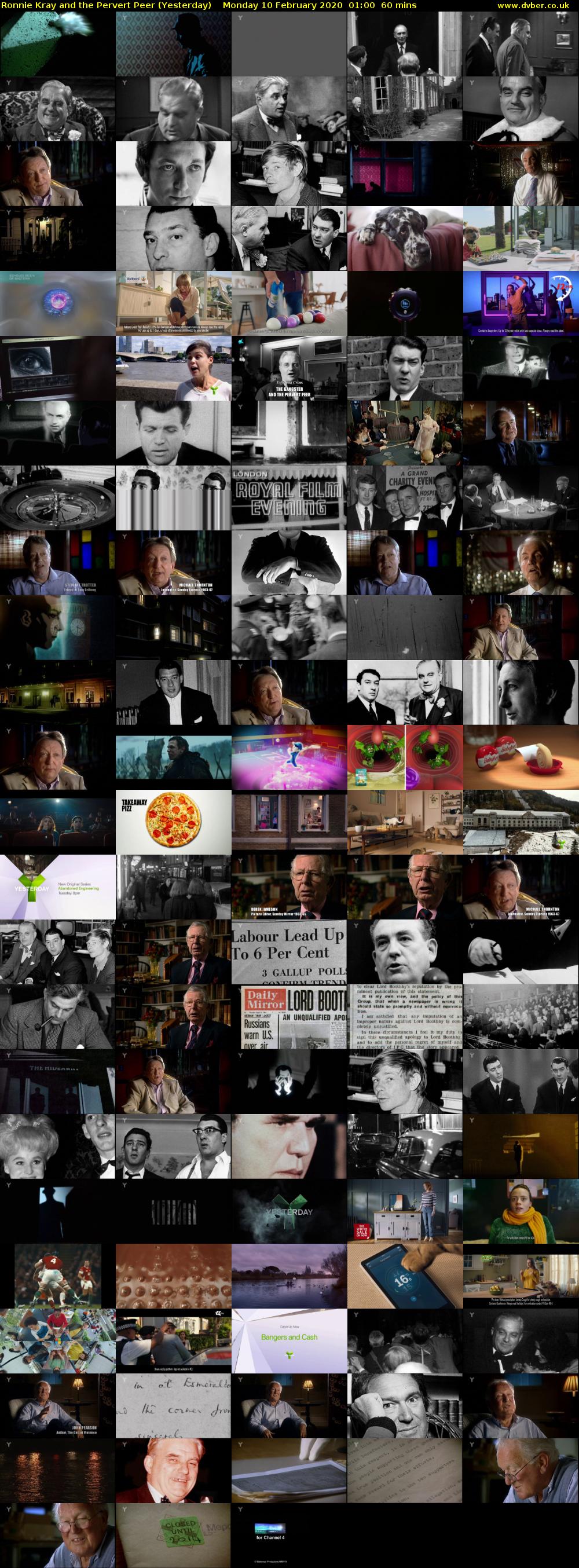 Ronnie Kray and the Pervert Peer (Yesterday) Monday 10 February 2020 01:00 - 02:00