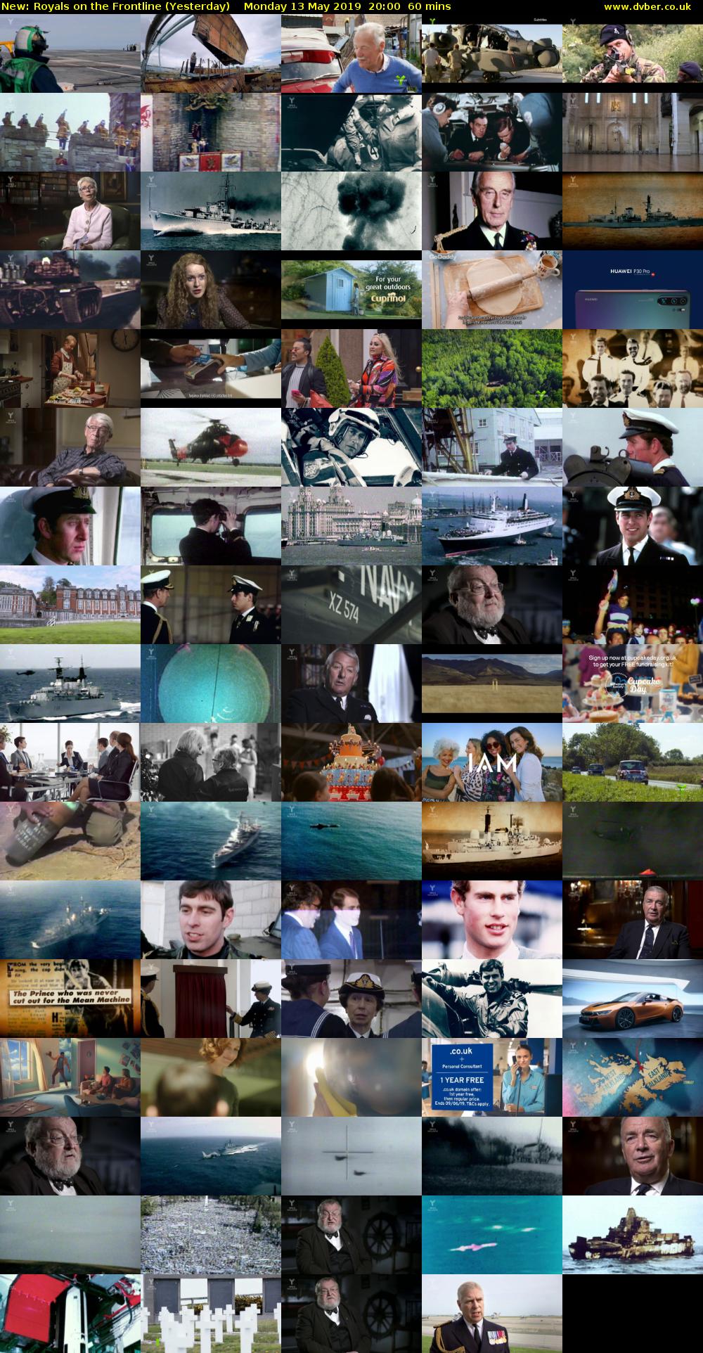 Royals on the Frontline (Yesterday) Monday 13 May 2019 20:00 - 21:00