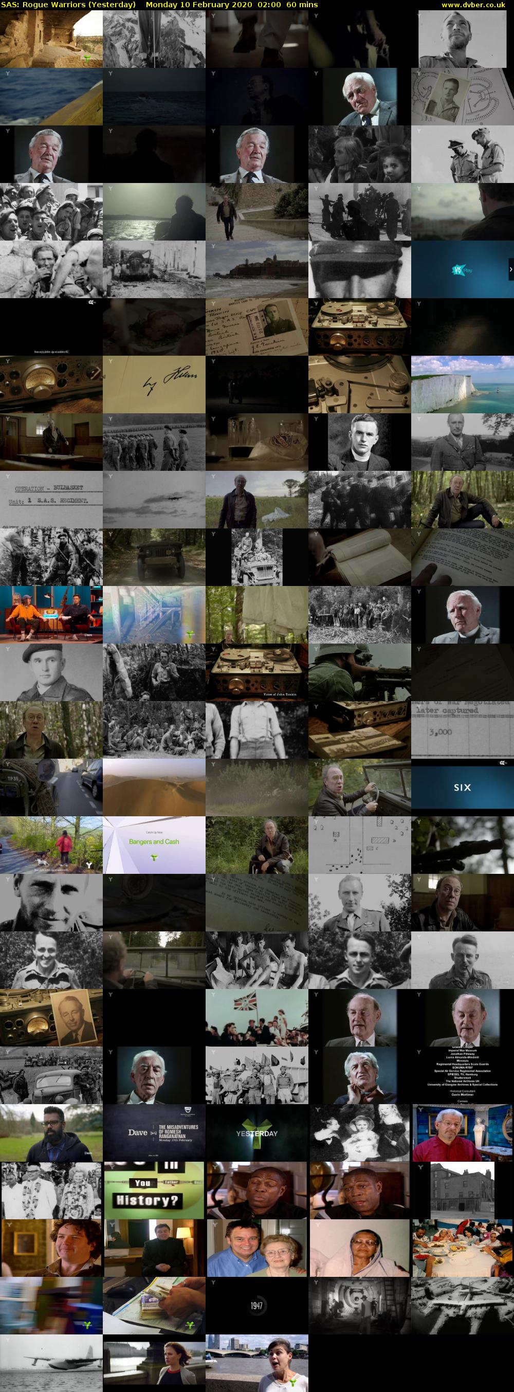 SAS: Rogue Warriors (Yesterday) Monday 10 February 2020 02:00 - 03:00