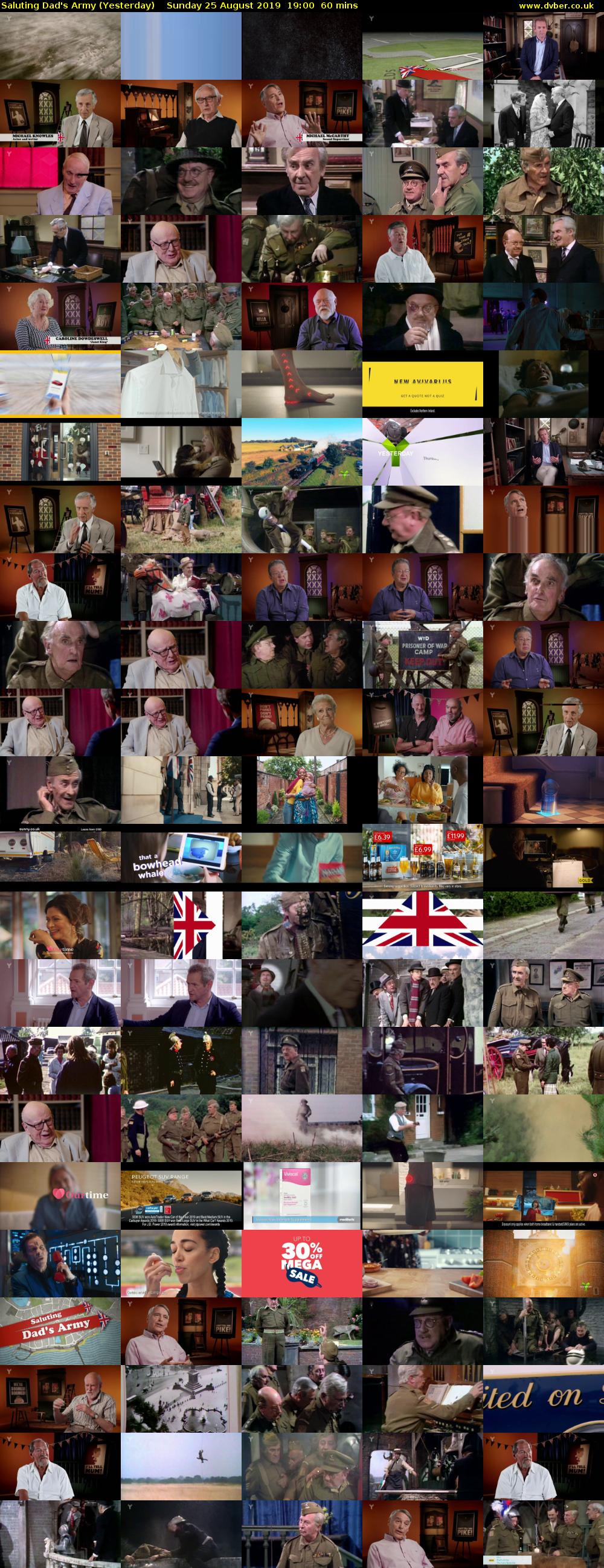 Saluting Dad's Army (Yesterday) Sunday 25 August 2019 19:00 - 20:00