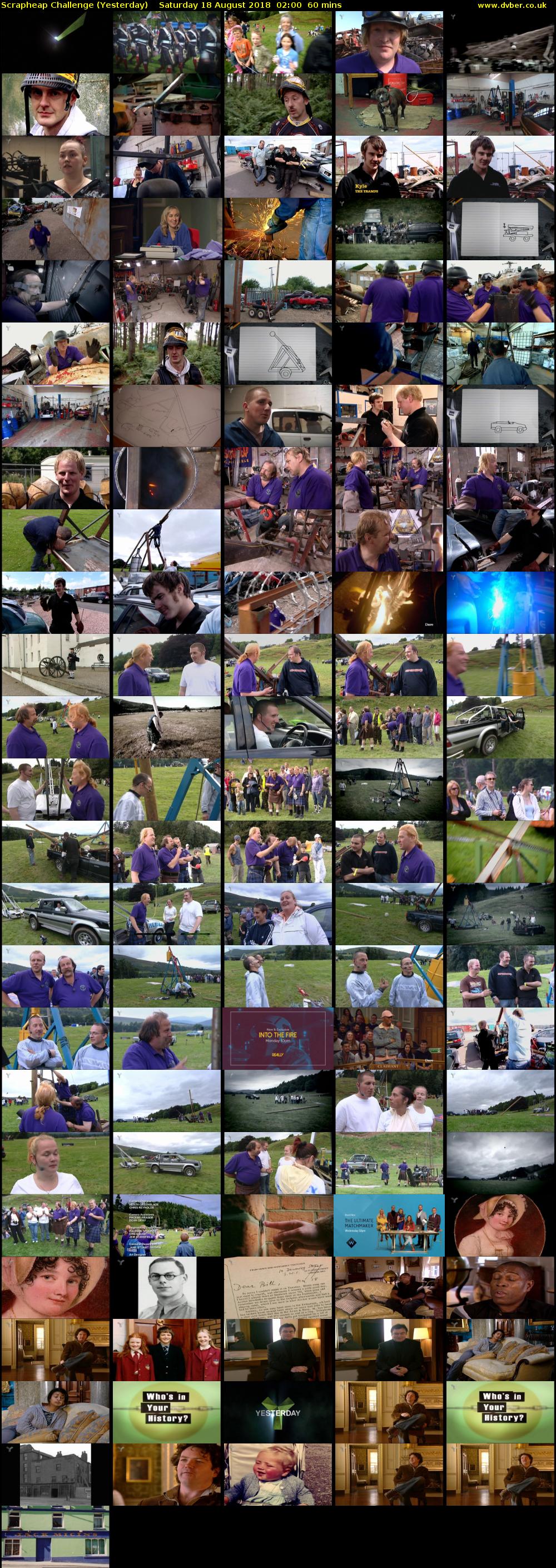 Scrapheap Challenge (Yesterday) Saturday 18 August 2018 02:00 - 03:00