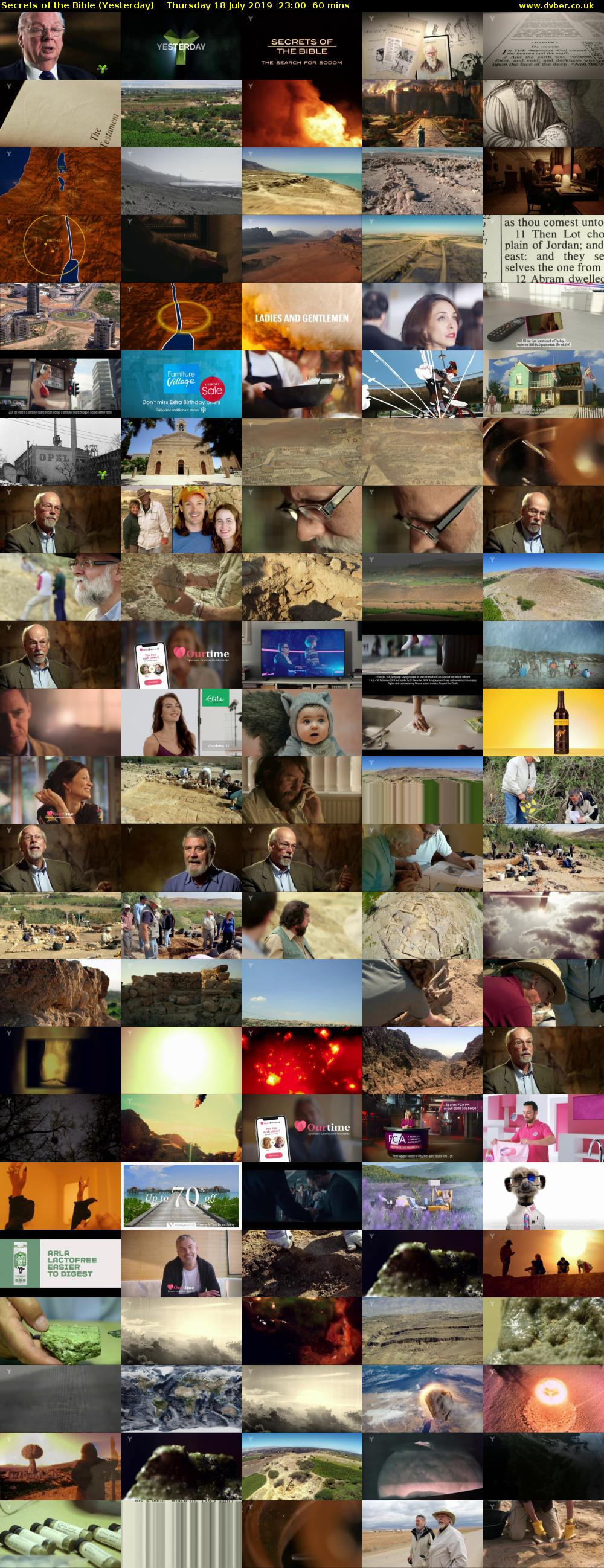 Secrets of the Bible (Yesterday) Thursday 18 July 2019 23:00 - 00:00