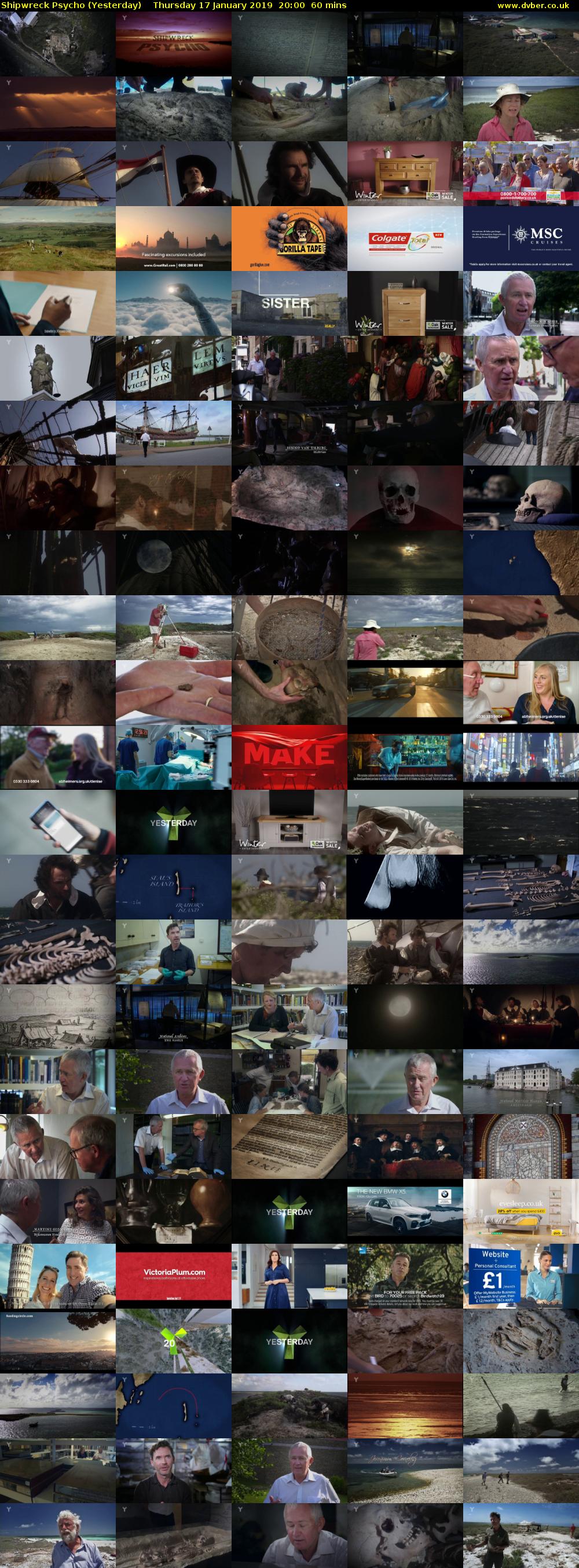 Shipwreck Psycho (Yesterday) Thursday 17 January 2019 20:00 - 21:00