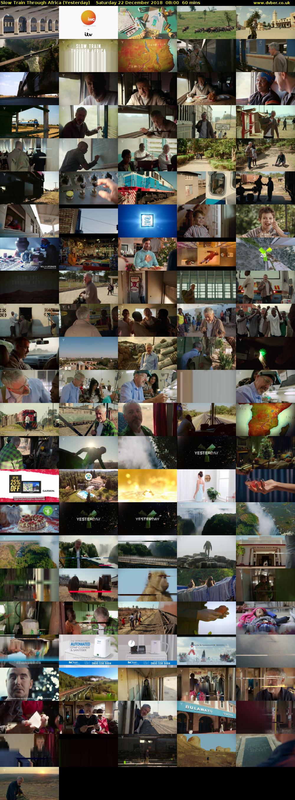 Slow Train Through Africa (Yesterday) Saturday 22 December 2018 08:00 - 09:00