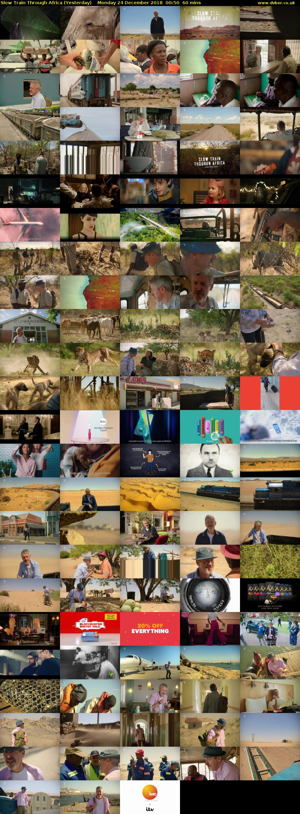Slow Train Through Africa (Yesterday) Monday 24 December 2018 00:50 - 01:50