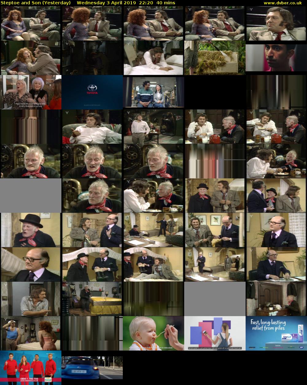 Steptoe and Son (Yesterday) Wednesday 3 April 2019 22:20 - 23:00