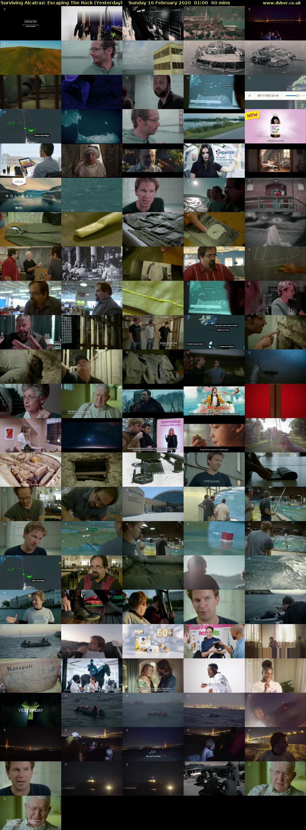 Surviving Alcatraz: Escaping the Rock (Yesterday) Sunday 16 February 2020 01:00 - 02:00