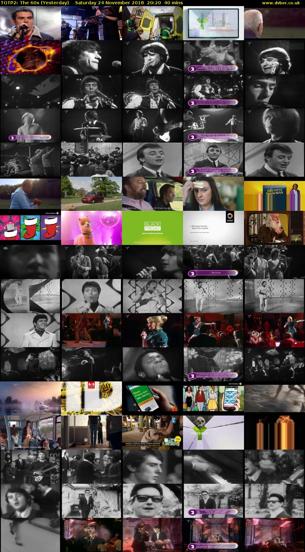 TOTP2: The 60s (Yesterday) Saturday 24 November 2018 20:20 - 21:00