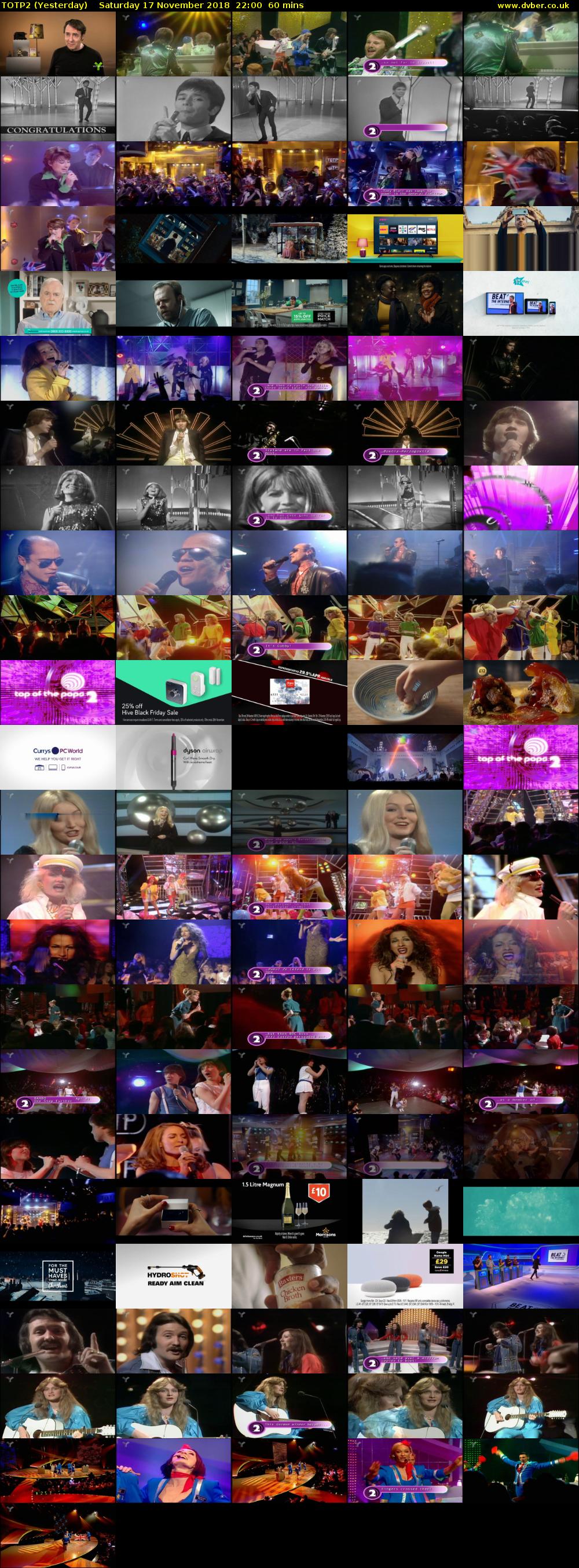 TOTP2 (Yesterday) Saturday 17 November 2018 22:00 - 23:00