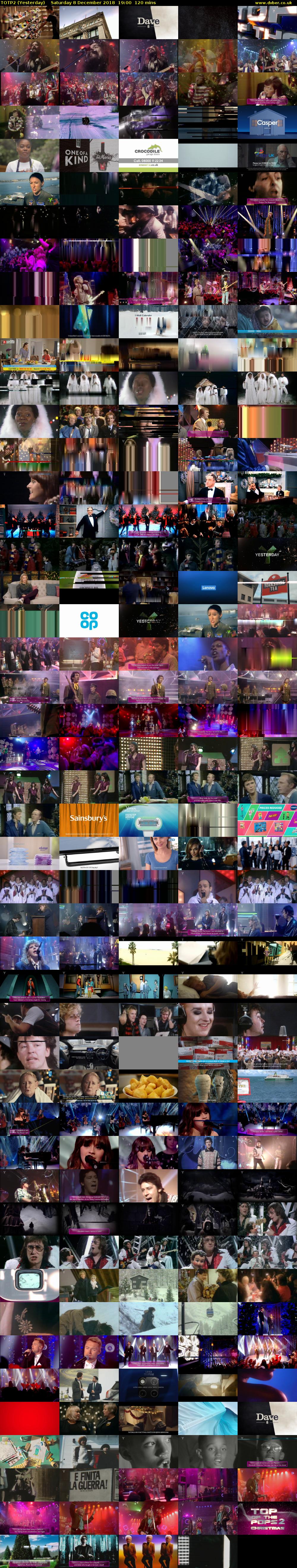 TOTP2 (Yesterday) Saturday 8 December 2018 19:00 - 21:00