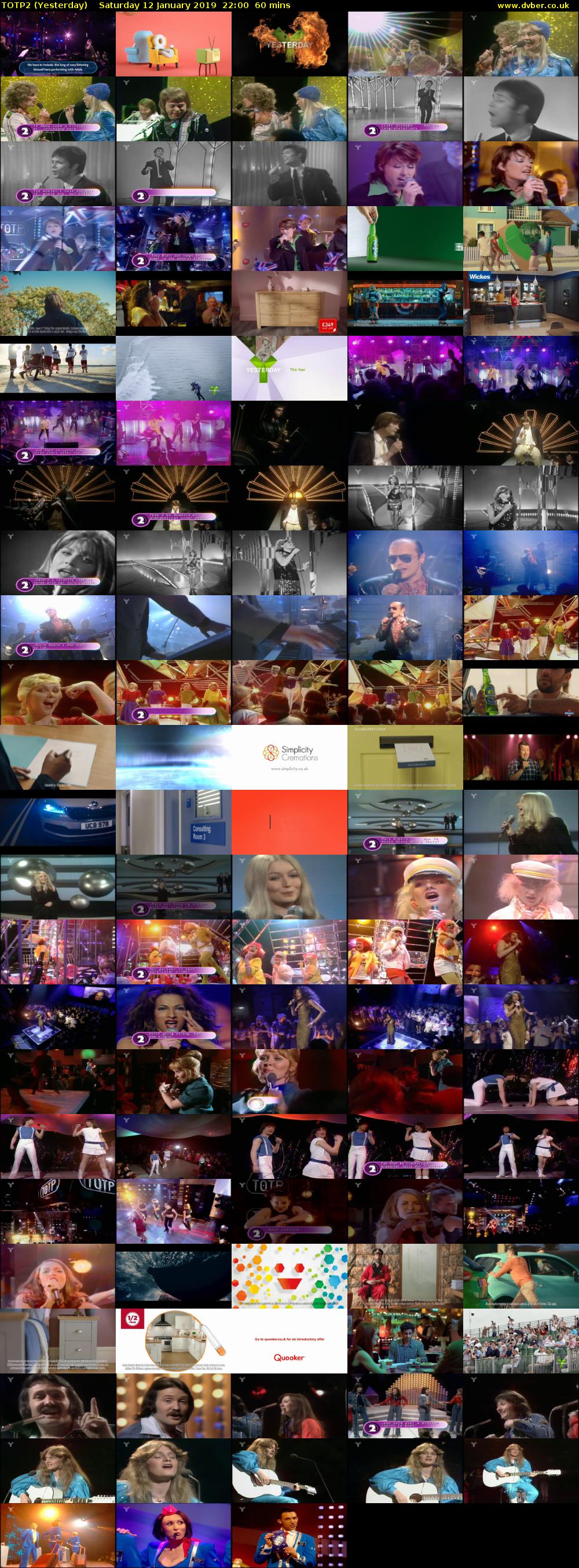 TOTP2 (Yesterday) Saturday 12 January 2019 22:00 - 23:00