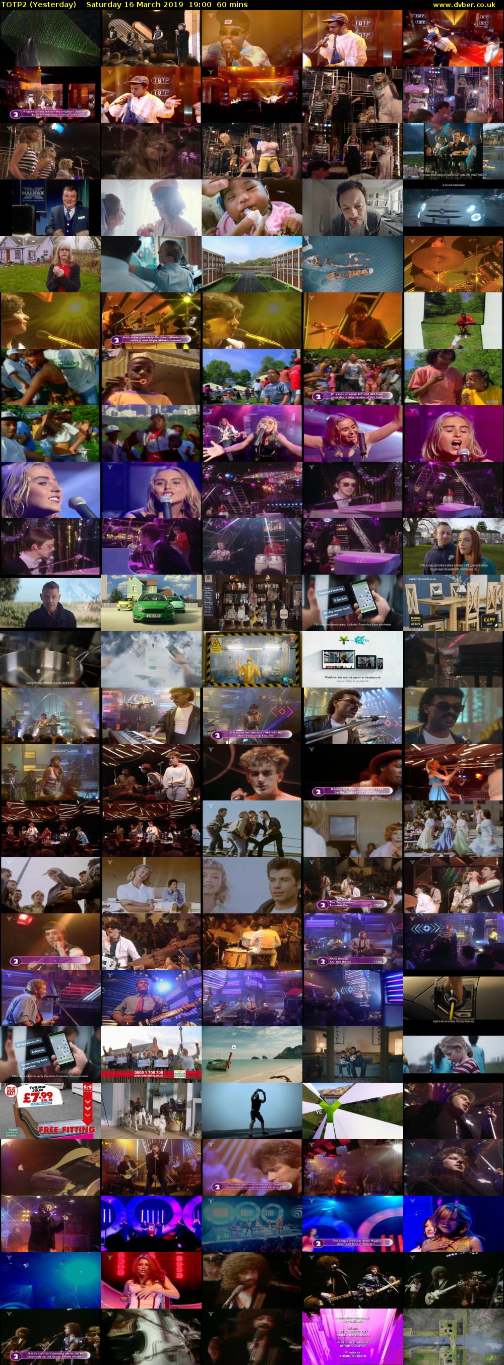 TOTP2 (Yesterday) Saturday 16 March 2019 19:00 - 20:00