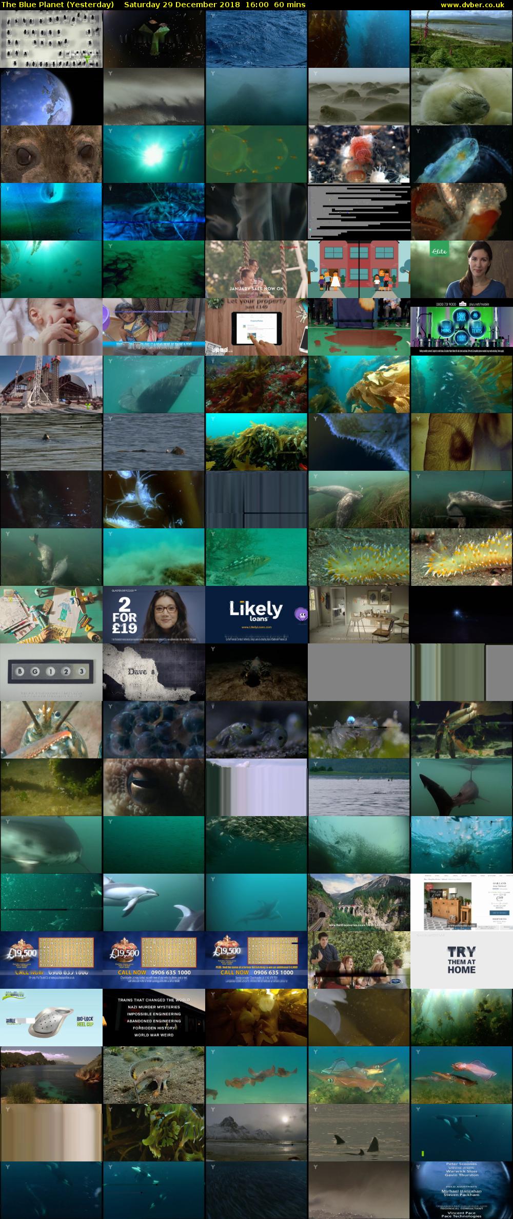 The Blue Planet (Yesterday) Saturday 29 December 2018 16:00 - 17:00