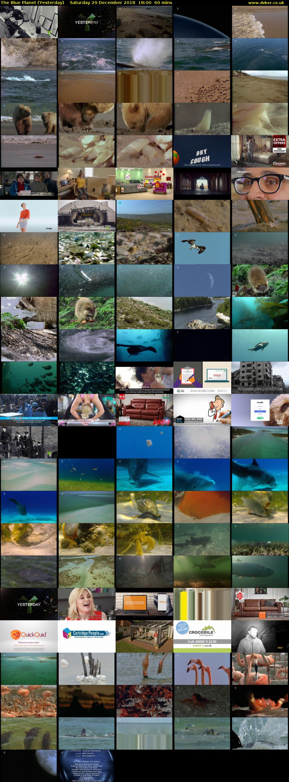 The Blue Planet (Yesterday) Saturday 29 December 2018 18:00 - 19:00
