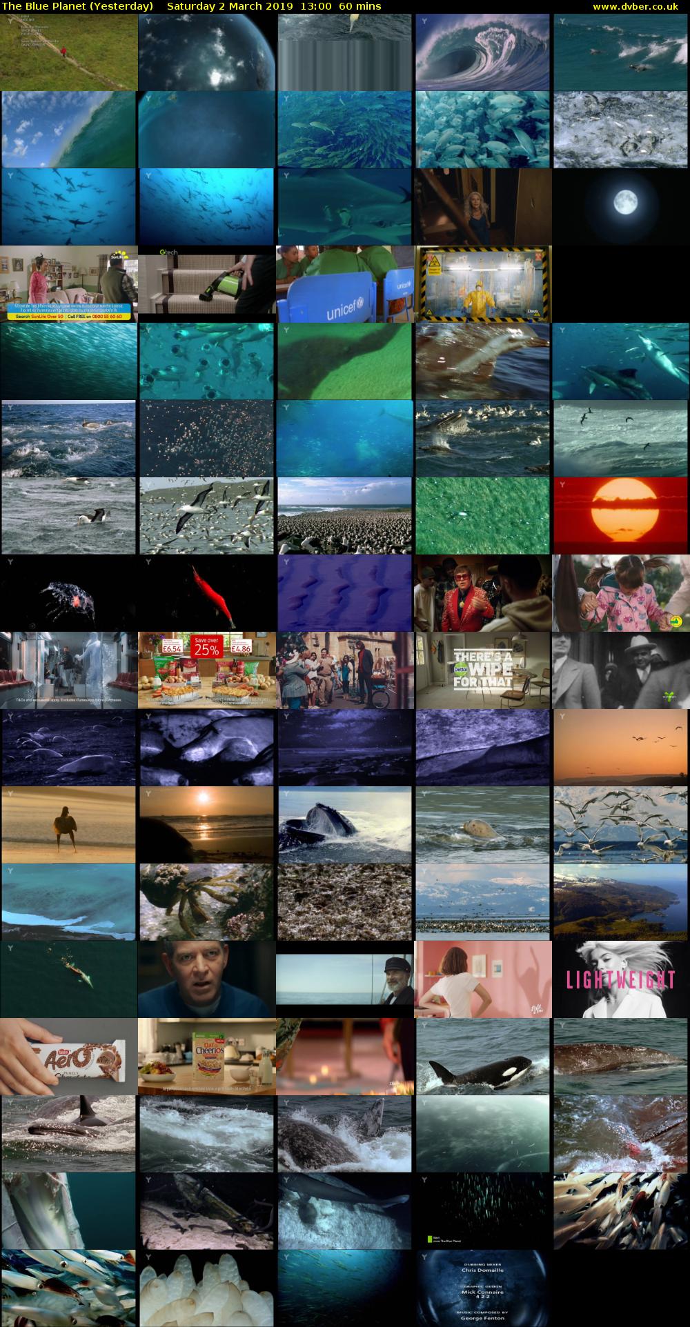 The Blue Planet (Yesterday) Saturday 2 March 2019 13:00 - 14:00