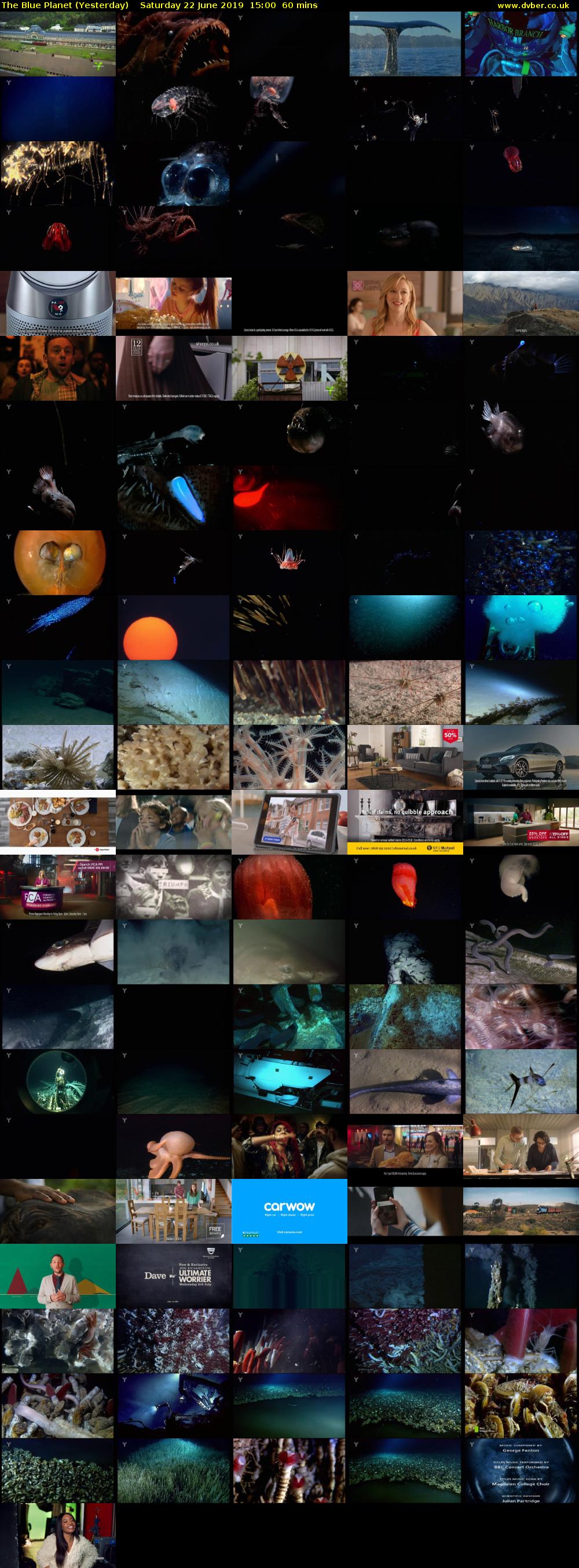 The Blue Planet (Yesterday) Saturday 22 June 2019 15:00 - 16:00