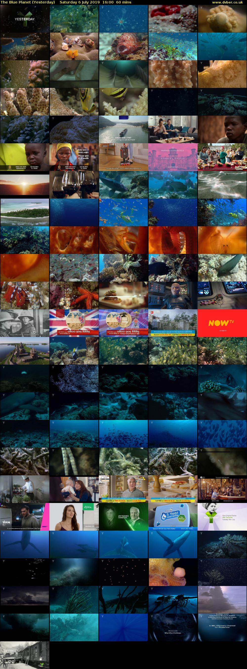 The Blue Planet (Yesterday) Saturday 6 July 2019 16:00 - 17:00