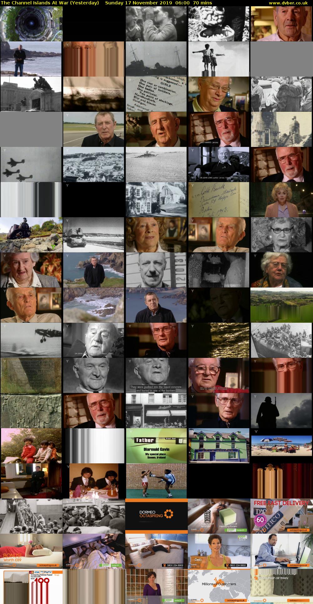 The Channel Islands At War (Yesterday) Sunday 17 November 2019 06:00 - 07:10