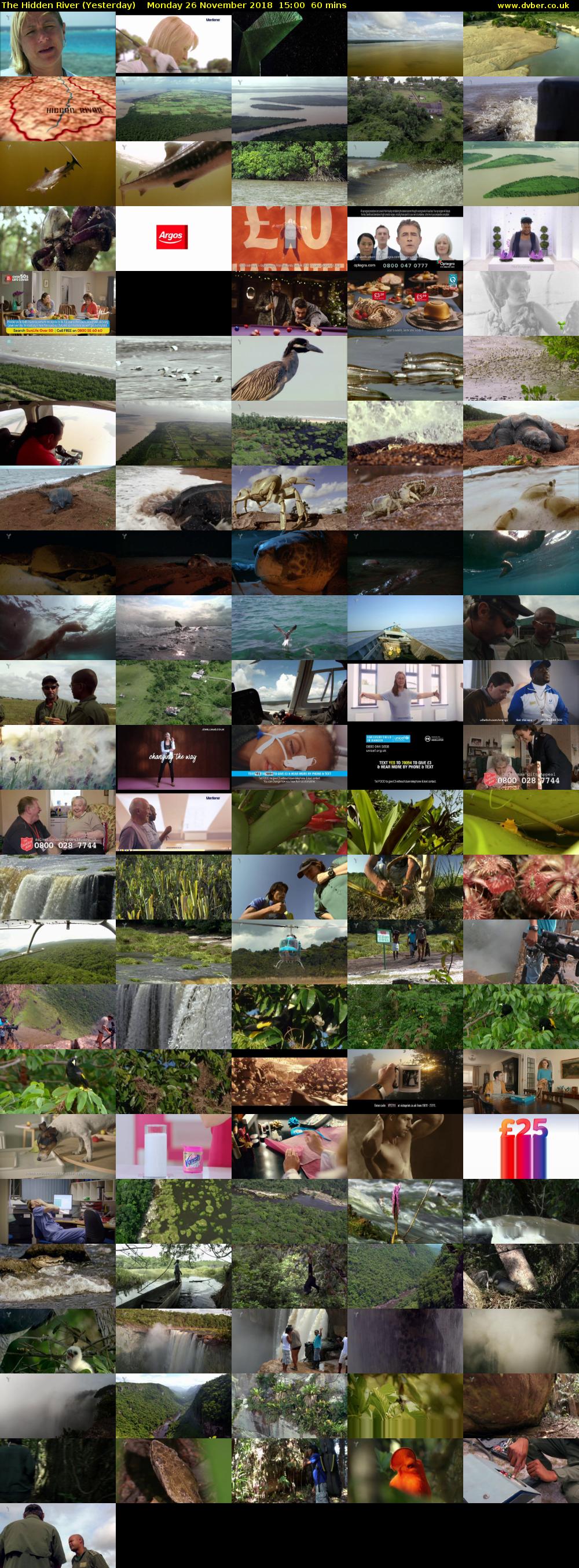 The Hidden River (Yesterday) Monday 26 November 2018 15:00 - 16:00