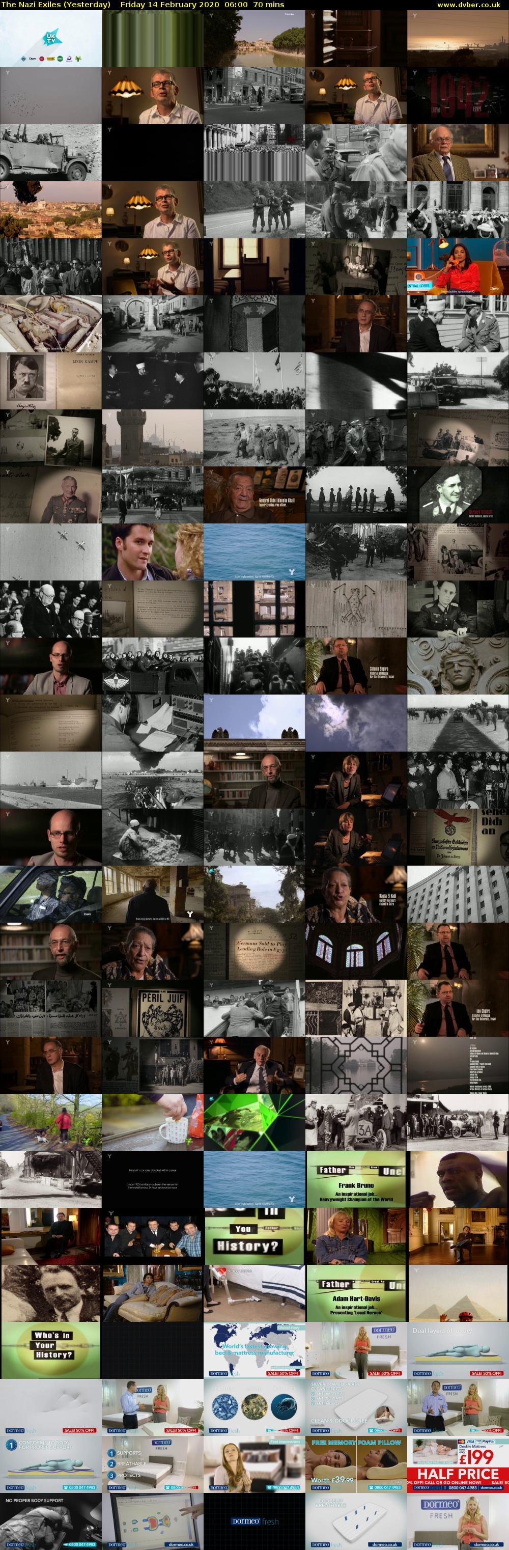 The Nazi Exiles (Yesterday) Friday 14 February 2020 06:00 - 07:10
