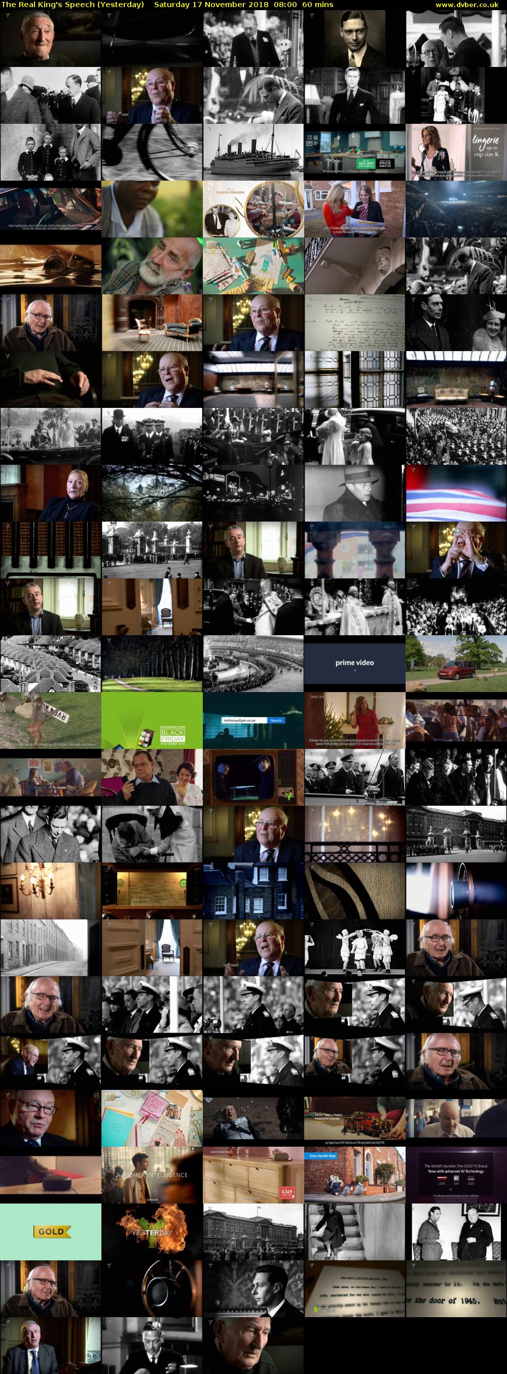 The Real King's Speech (Yesterday) Saturday 17 November 2018 08:00 - 09:00