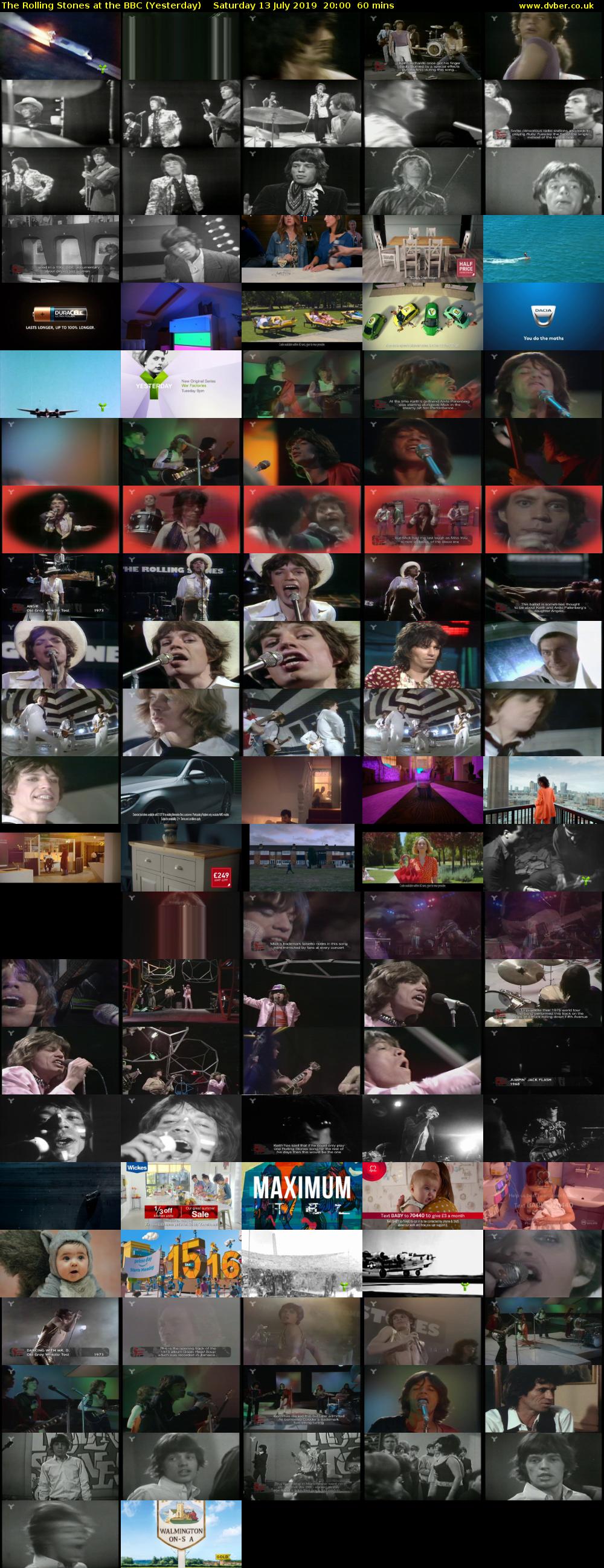 The Rolling Stones at the BBC (Yesterday) Saturday 13 July 2019 20:00 - 21:00
