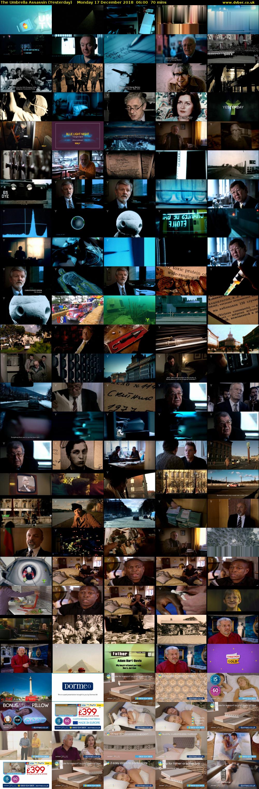 The Umbrella Assassin (Yesterday) Monday 17 December 2018 06:00 - 07:10