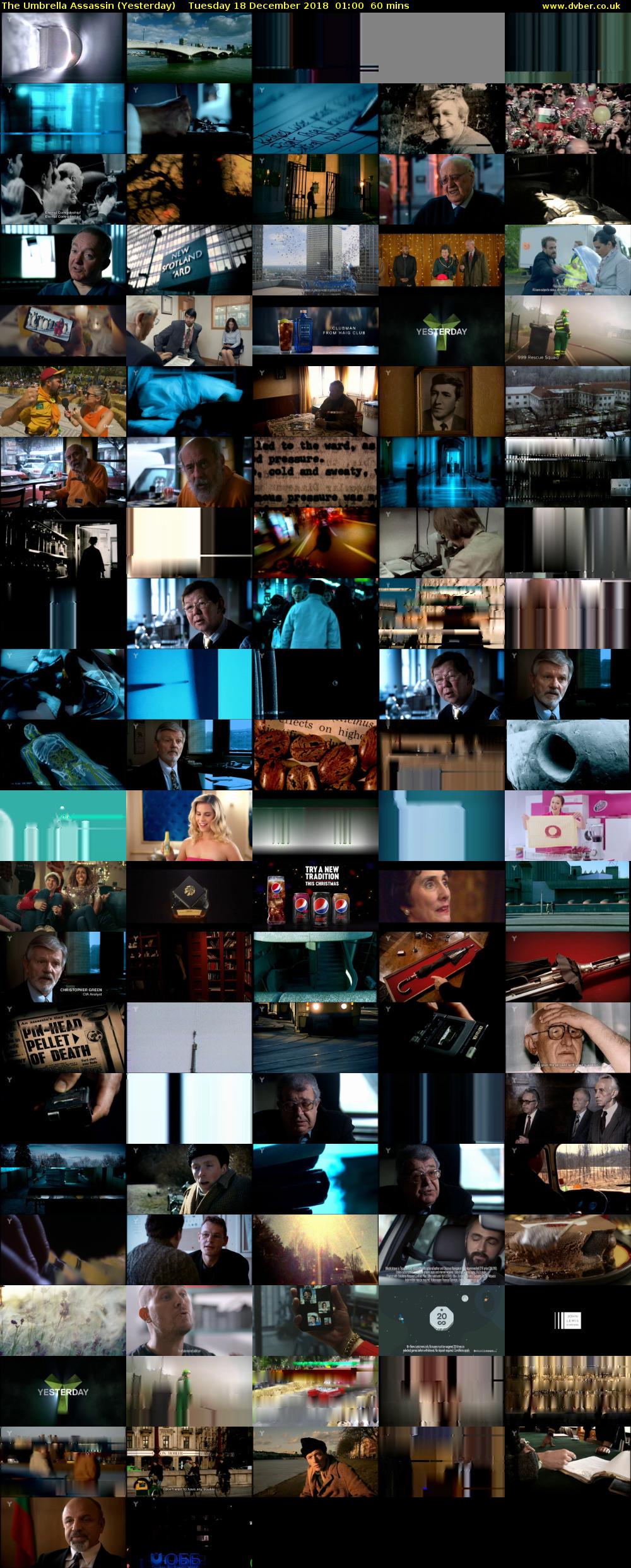 The Umbrella Assassin (Yesterday) Tuesday 18 December 2018 01:00 - 02:00