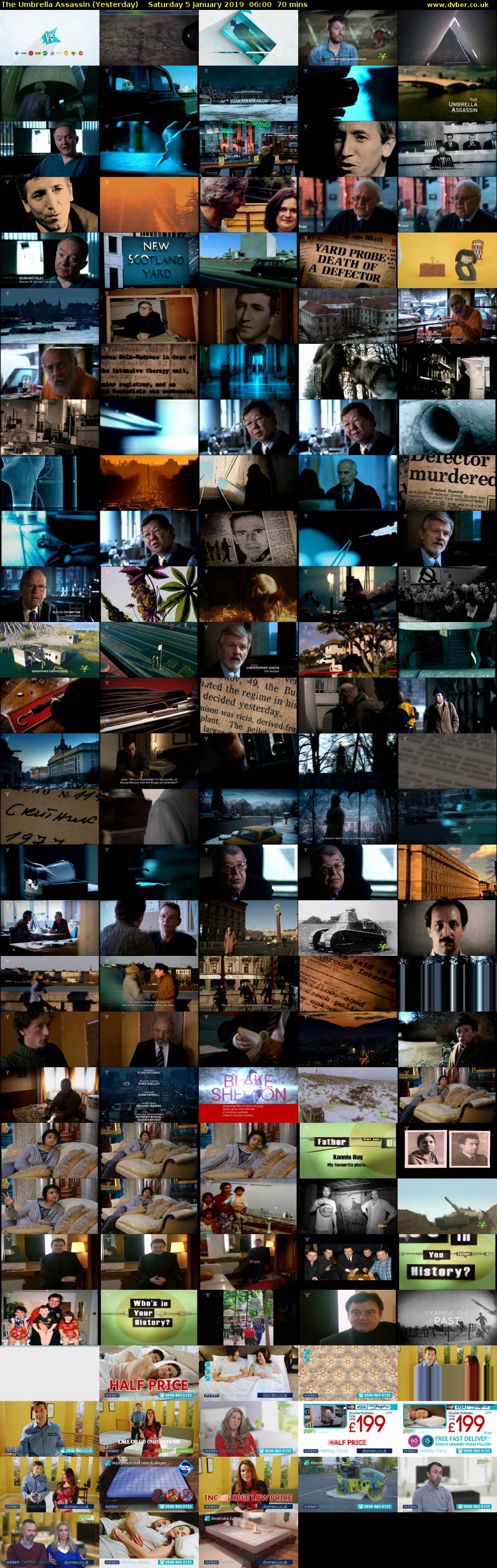 The Umbrella Assassin (Yesterday) Saturday 5 January 2019 06:00 - 07:10