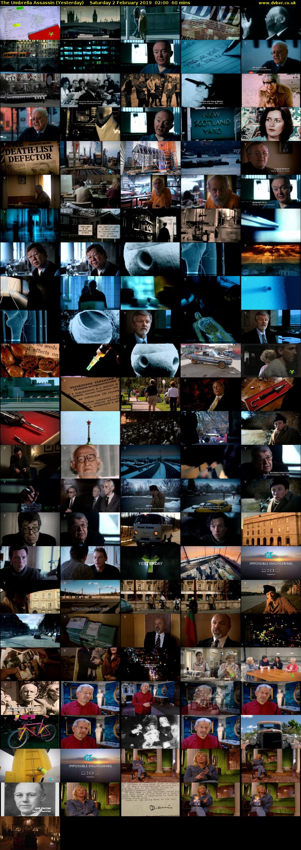 The Umbrella Assassin (Yesterday) Saturday 2 February 2019 02:00 - 03:00