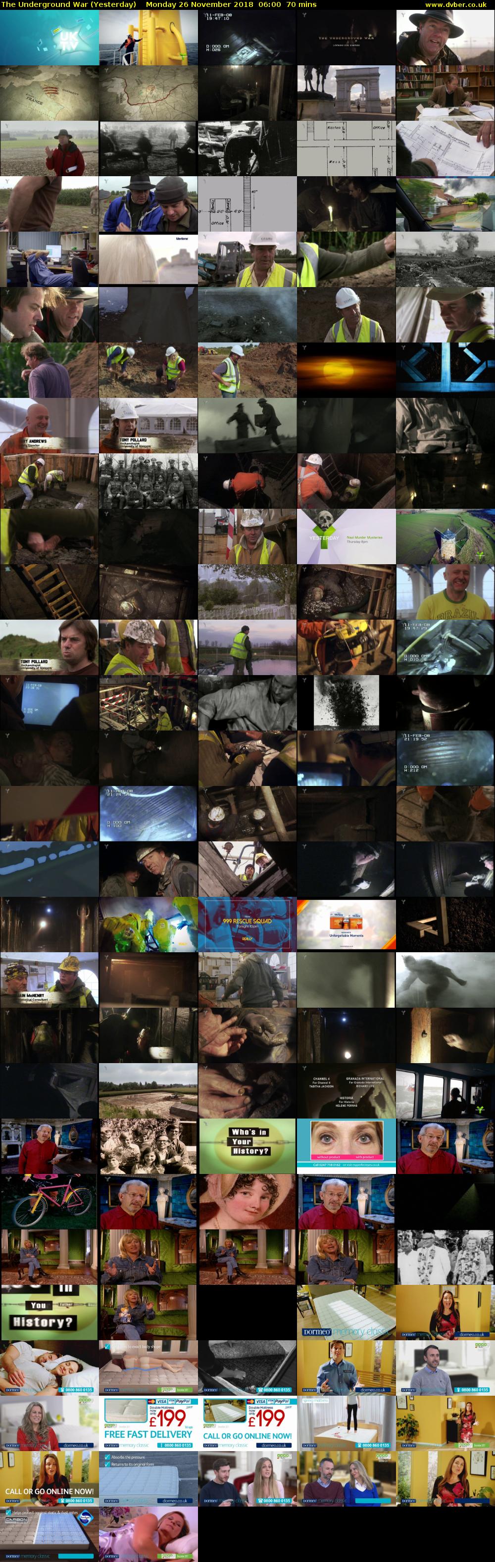 The Underground War (Yesterday) Monday 26 November 2018 06:00 - 07:10