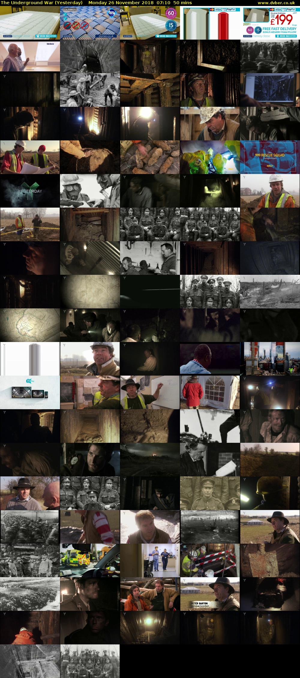 The Underground War (Yesterday) Monday 26 November 2018 07:10 - 08:00