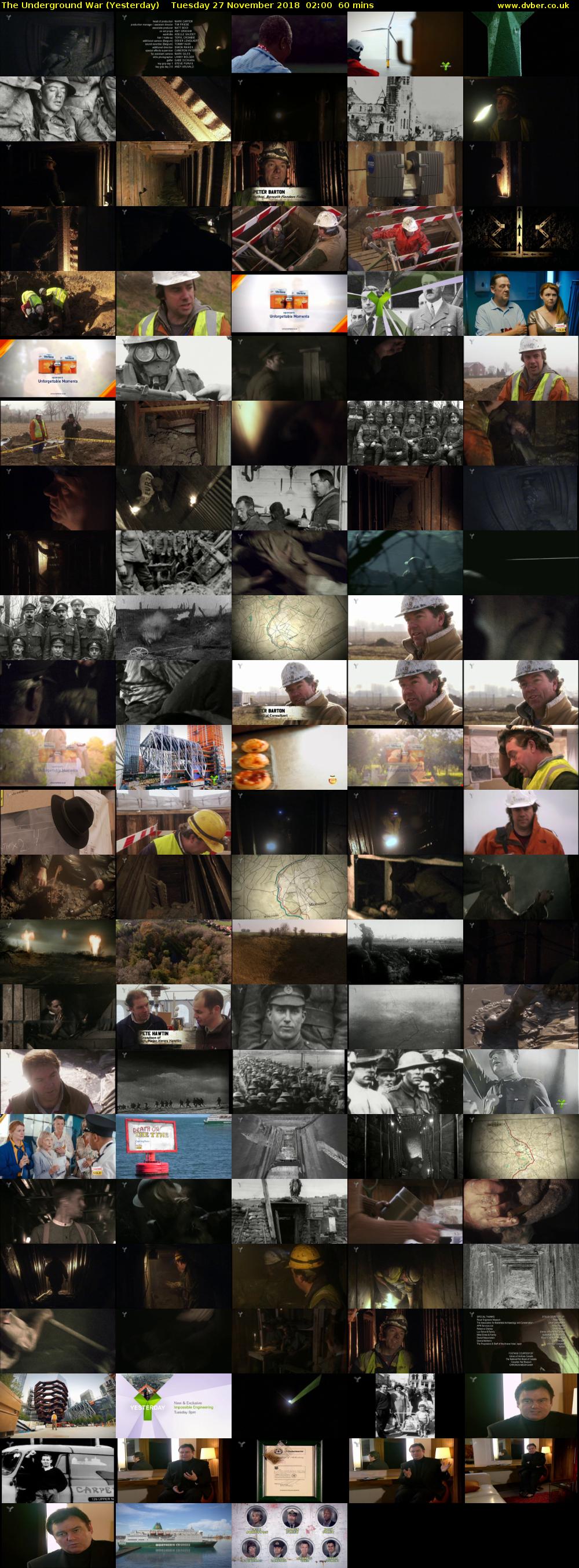 The Underground War (Yesterday) Tuesday 27 November 2018 02:00 - 03:00