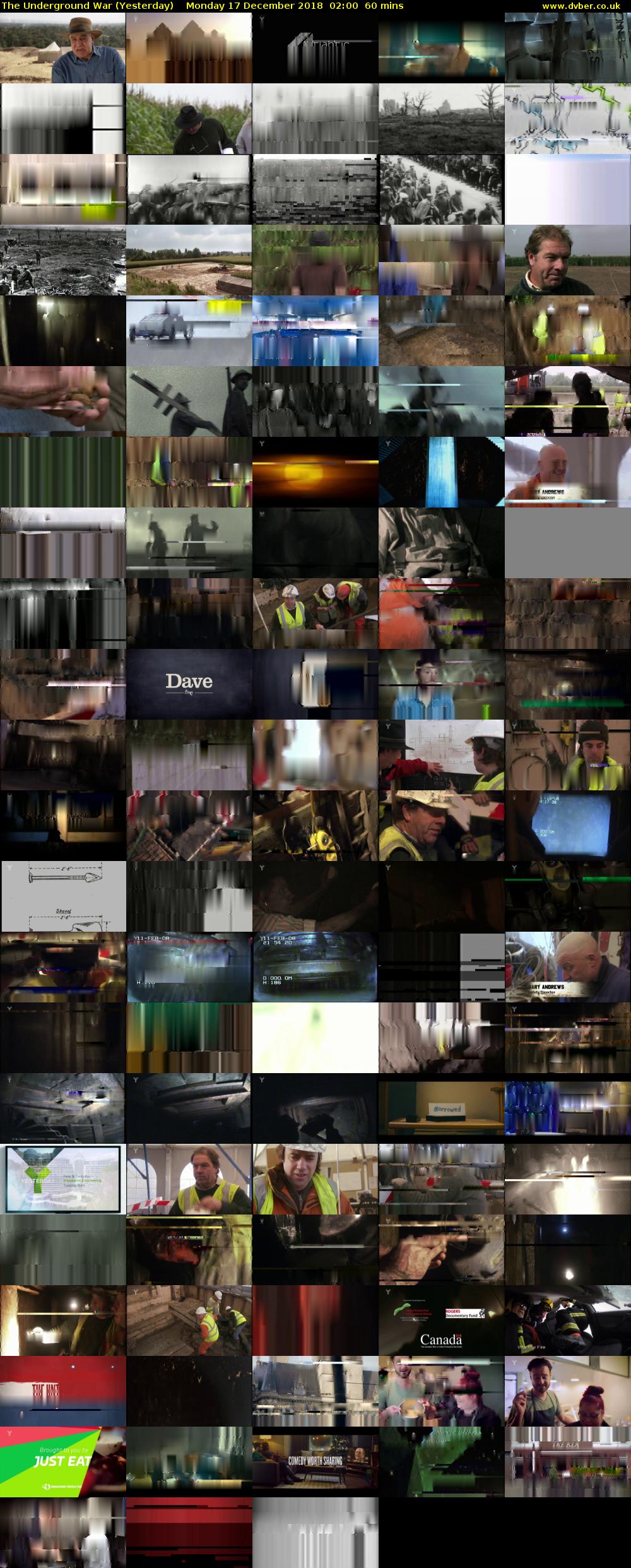 The Underground War (Yesterday) Monday 17 December 2018 02:00 - 03:00