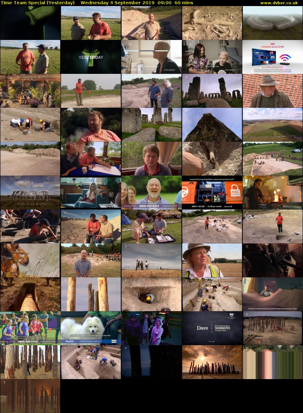 Time Team Special (Yesterday) Wednesday 4 September 2019 09:00 - 10:00