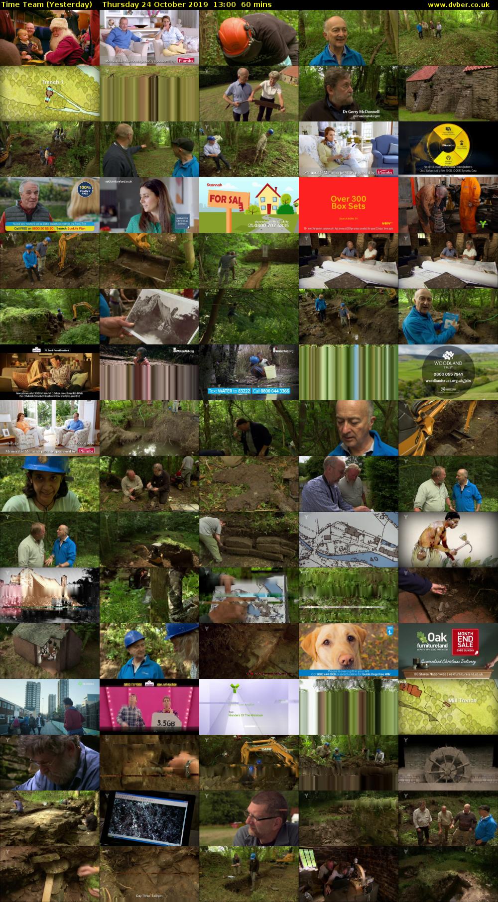 Time Team (Yesterday) Thursday 24 October 2019 13:00 - 14:00