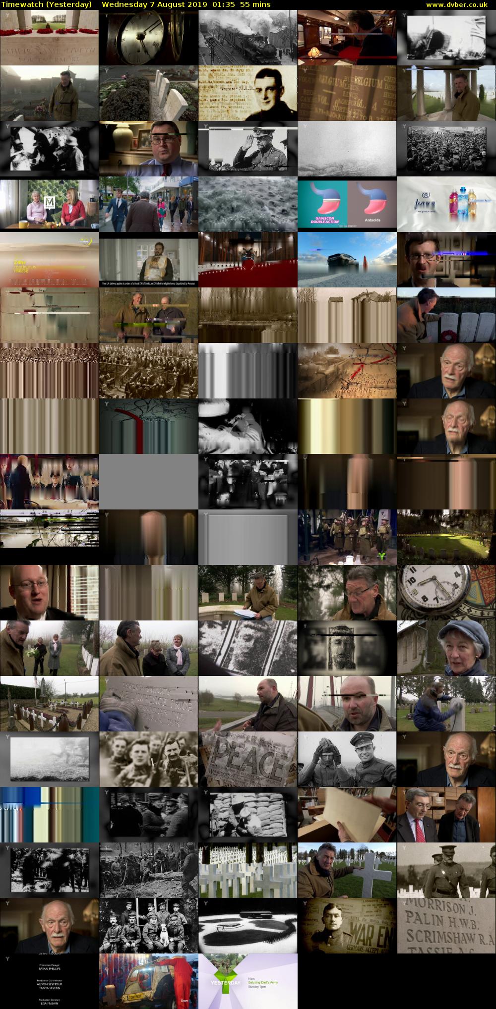 Timewatch (Yesterday) Wednesday 7 August 2019 01:35 - 02:30
