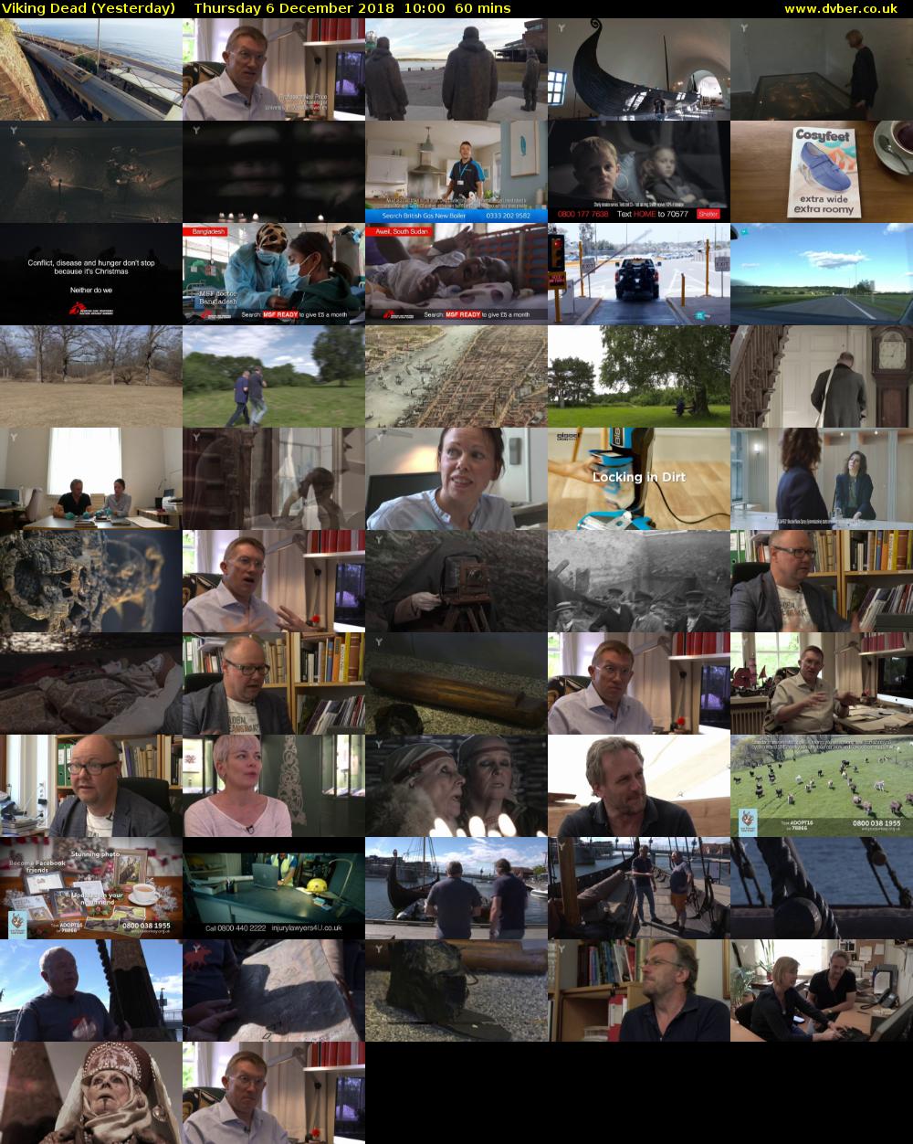 Viking Dead (Yesterday) Thursday 6 December 2018 10:00 - 11:00