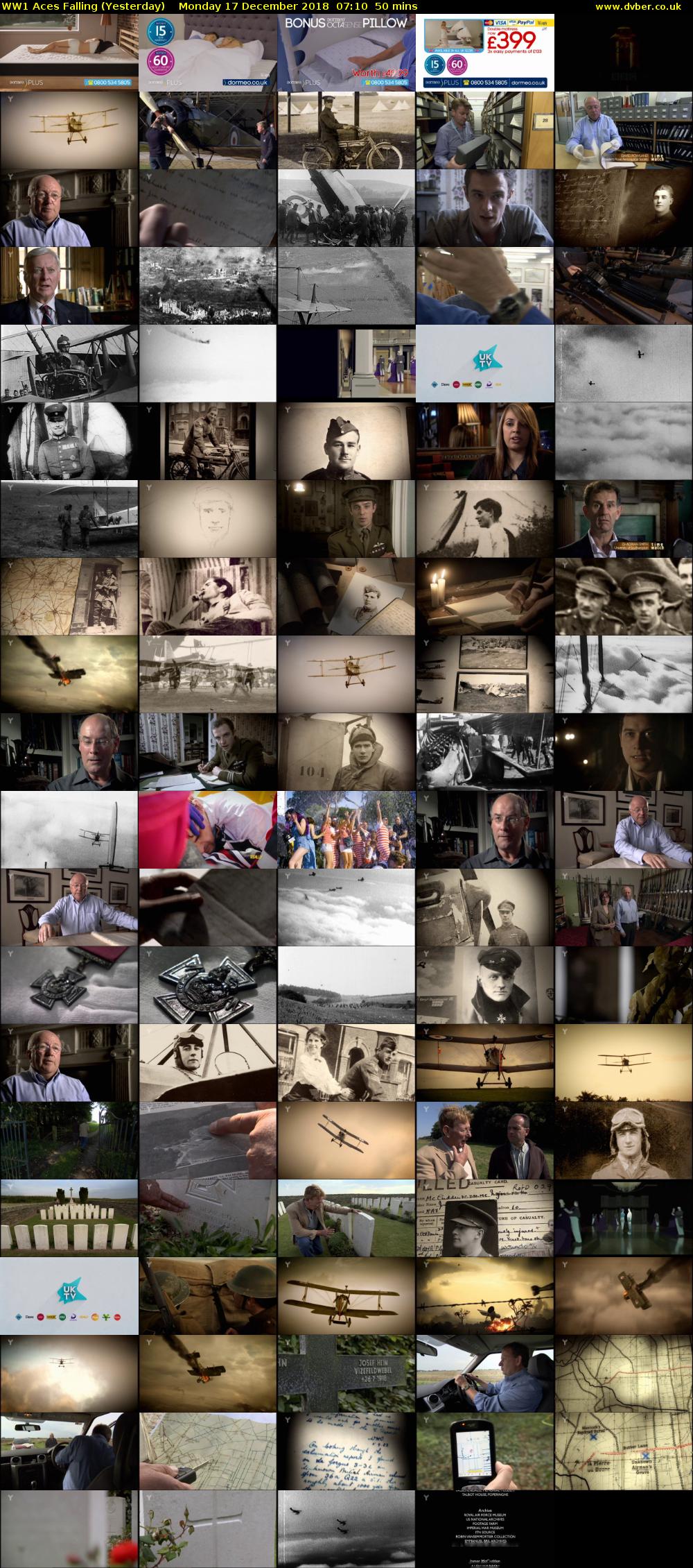 WW1 Aces Falling (Yesterday) Monday 17 December 2018 07:10 - 08:00