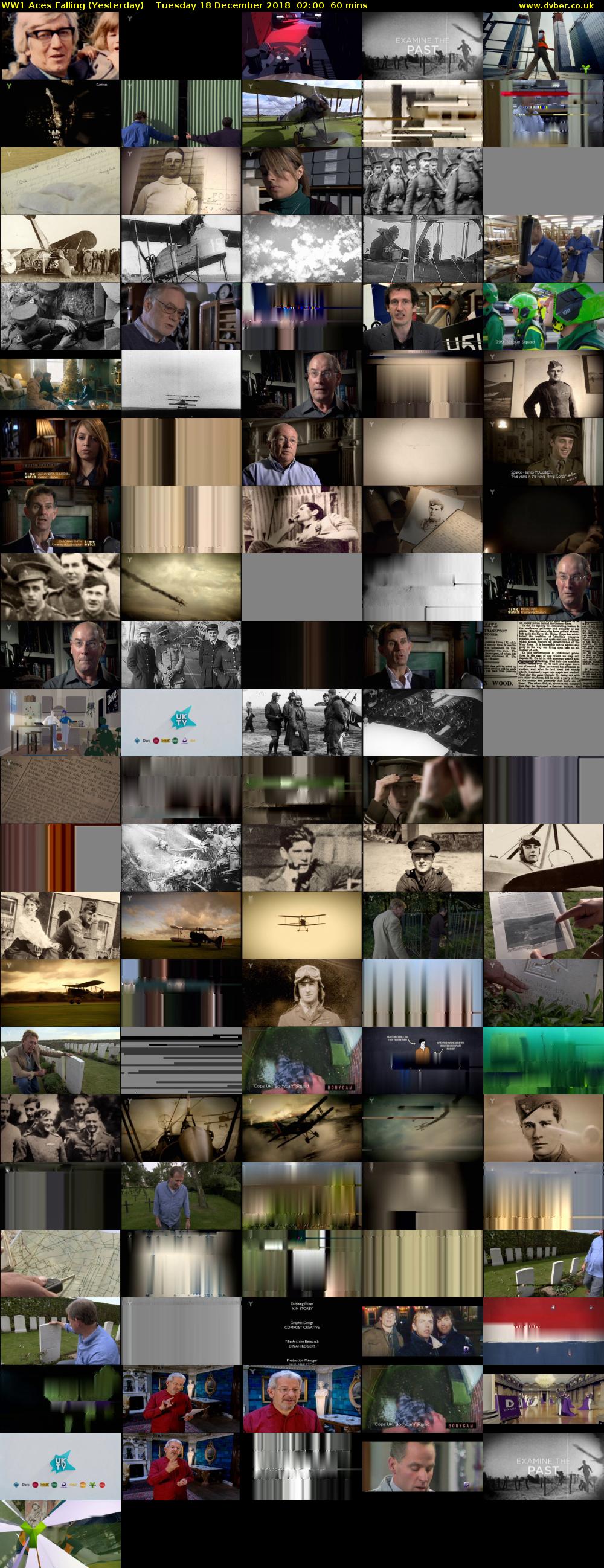 WW1 Aces Falling (Yesterday) Tuesday 18 December 2018 02:00 - 03:00