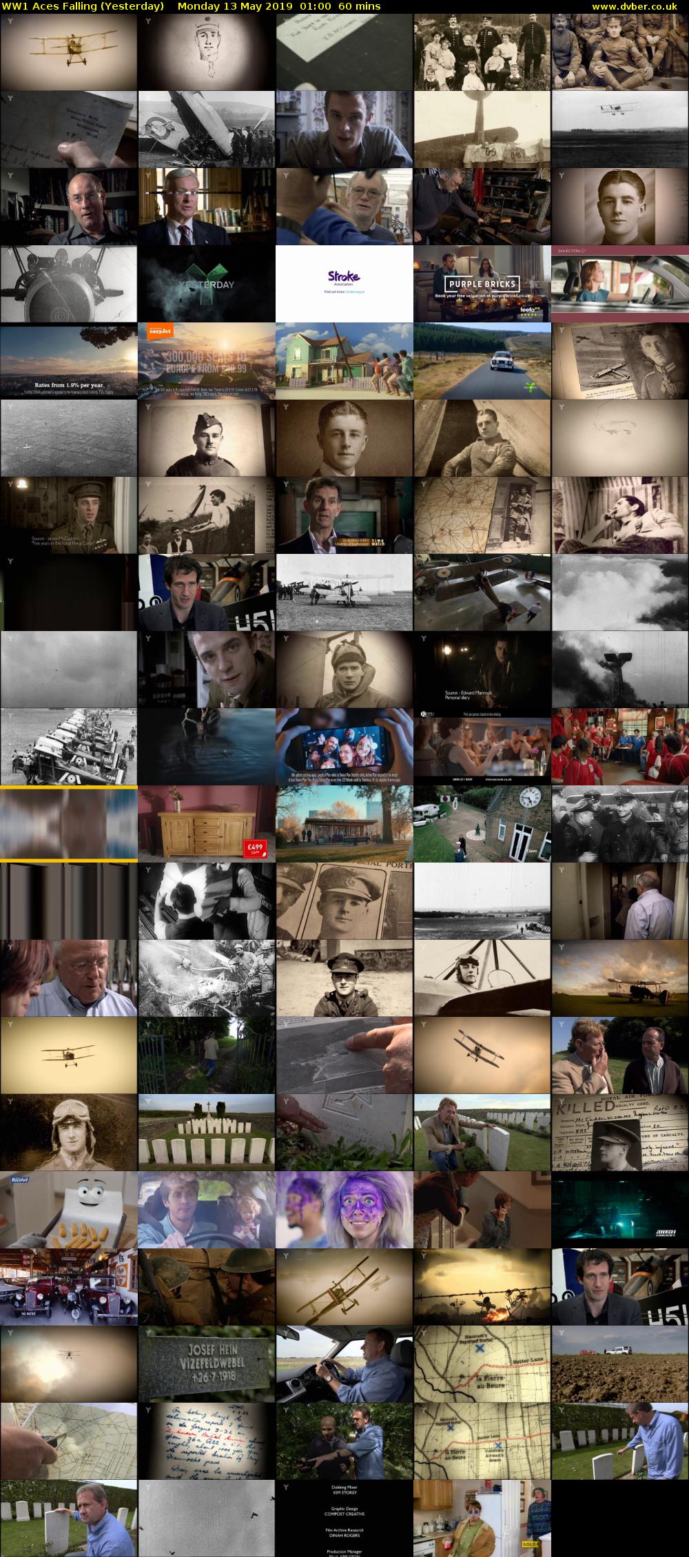 WW1 Aces Falling (Yesterday) Monday 13 May 2019 01:00 - 02:00
