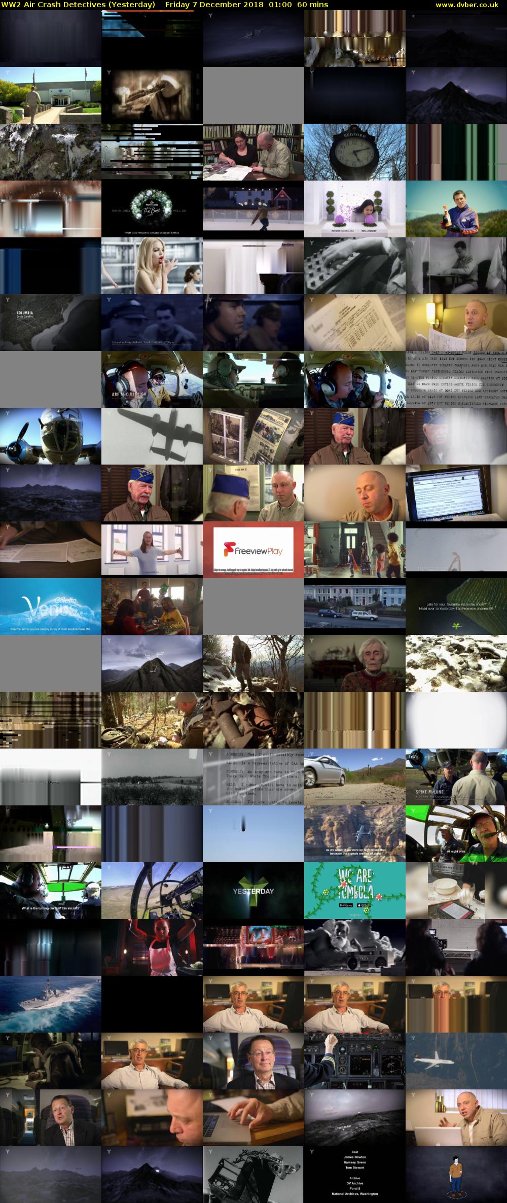 WW2 Air Crash Detectives (Yesterday) Friday 7 December 2018 01:00 - 02:00