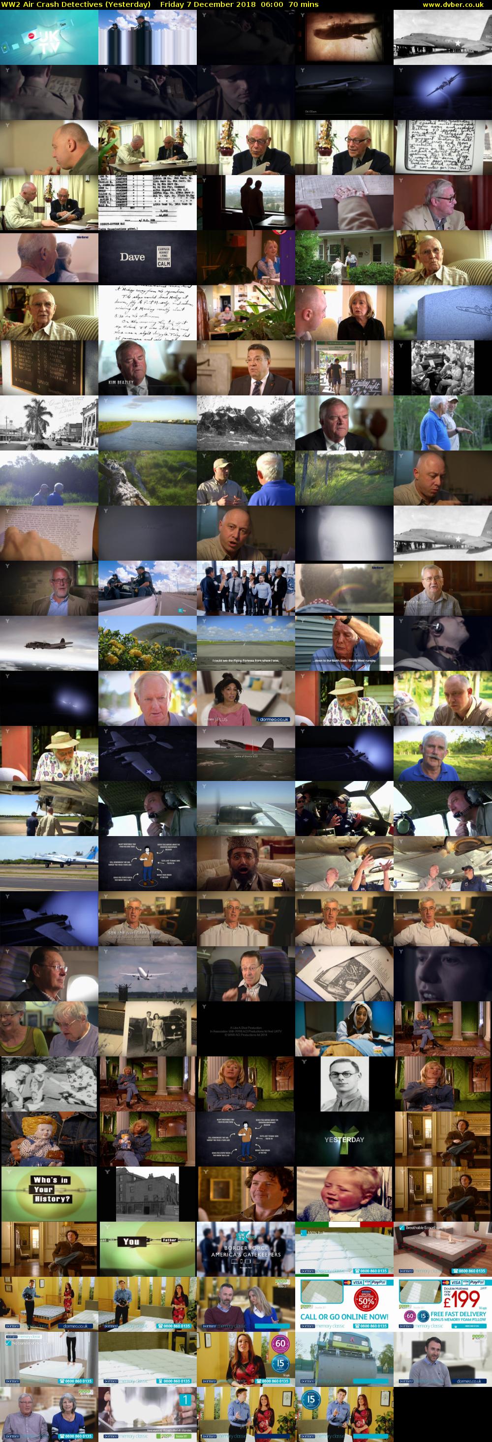 WW2 Air Crash Detectives (Yesterday) Friday 7 December 2018 06:00 - 07:10
