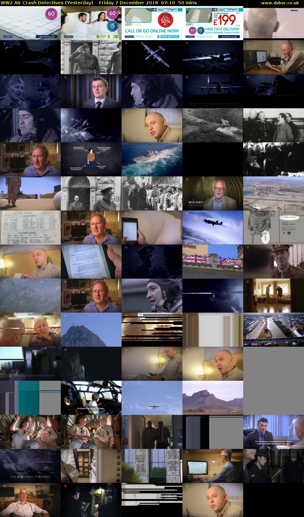 WW2 Air Crash Detectives (Yesterday) Friday 7 December 2018 07:10 - 08:00