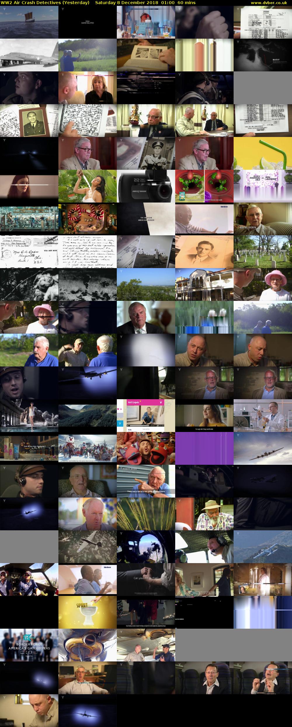 WW2 Air Crash Detectives (Yesterday) Saturday 8 December 2018 01:00 - 02:00