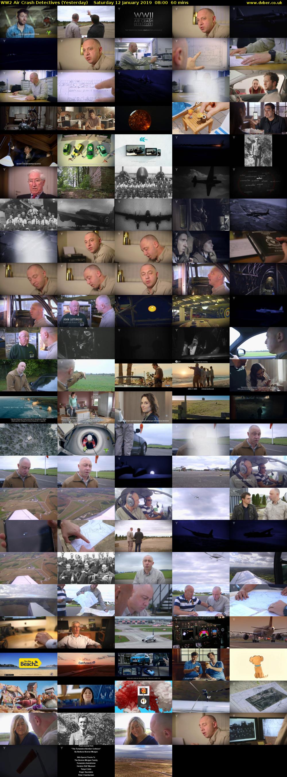 WW2 Air Crash Detectives (Yesterday) Saturday 12 January 2019 08:00 - 09:00